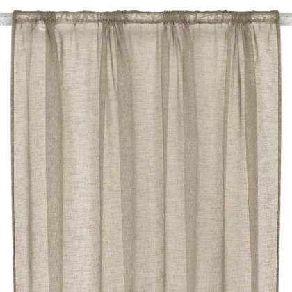 Perdea Decorativa Bej cu Banda 140x260cm