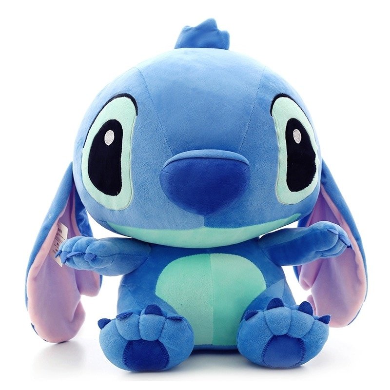 Jucarie de plus, Personaje din Lilo si Stitch, Albastru, 45 cm