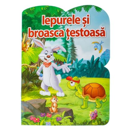 Fabula ”Iepurele si Broasca Testoasa” 19x19cm - 12F