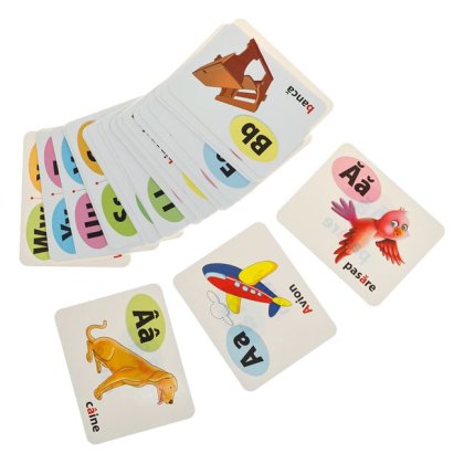 Cartonase Educative Alfabetul cu Imagini