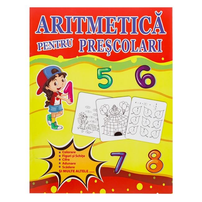 Carte A4 Aritmetica pentru Prescolari - 16F