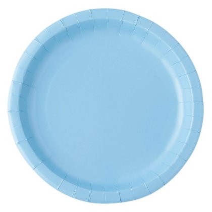 Farfurii din Carton Bleu 18cm - 10buc