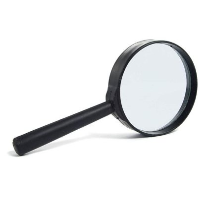 Lupa din Plastic Neagra 13.5 cm