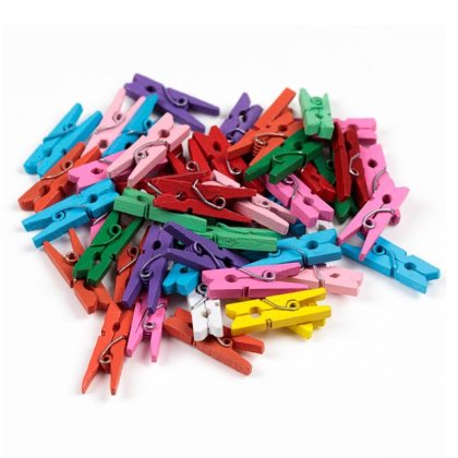 Clestisori de Diferite Culori pentru Creatii 2.5x0.5cm - 50buc