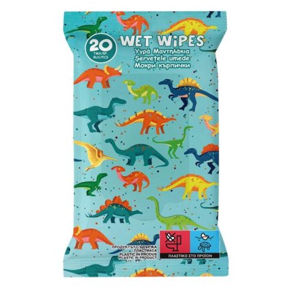 Servetele Umede Dinozauri - 20buc