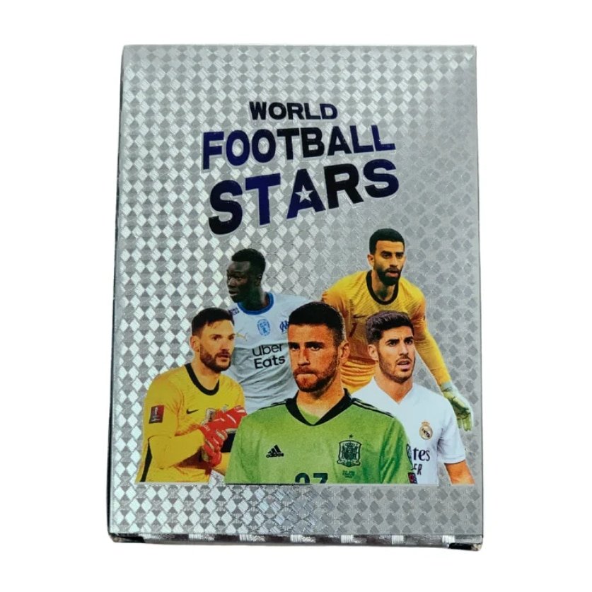 Carti de joc pentru colectionari VICTINY ® Fotbalisti, 55 bucati, arginti/silver