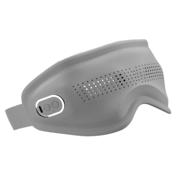 Aparat de masaj incalzit pentru ochi Eye Spa Pro din silicon cu muzica, pentru ameliorarea migrenelor, reducerea tensiunii, ameliorarea durerilor de cap si imbunatatirea somnului