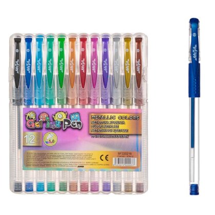 Set Pixuri de Culori Metalizare in Cutie - 12buc