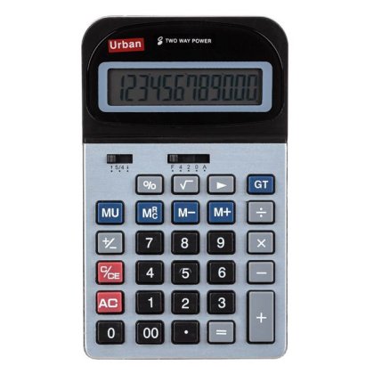 Calculator URBAN Argintiu 12 Cifre 10.5x17x2.3cm
