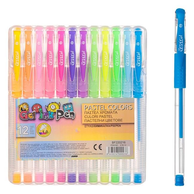 Set Pixuri de Culori Pastel in Cutie - 12buc
