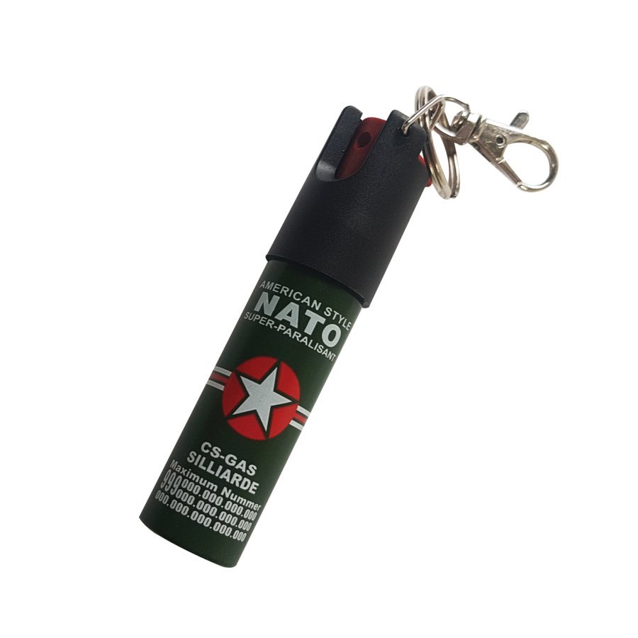 Spray paralizant iritant lacrimogen autoaparare cu piper (BRELOC) 20 ml , SPM03