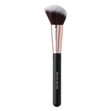 Pensula pentru Fard de Obraz Neagra Roz Auriu 18cm