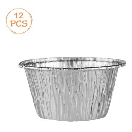 Forme din Aluminiu pentru Briose Cupcake Ø8.7x4cm - 12buc