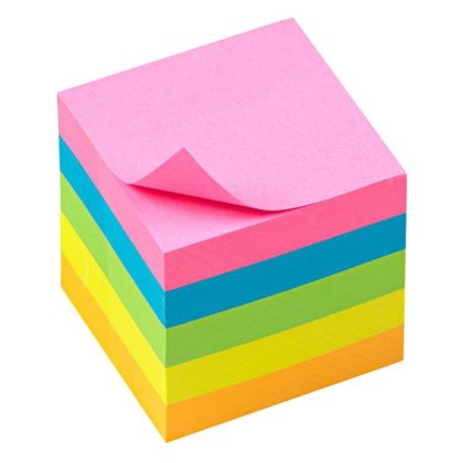 Notite Adezive Mini Fluorescente 5x5cm - 500F