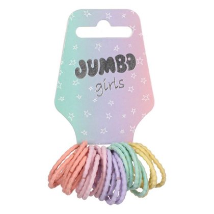 Elastice Par Culori Pastelate pentru Copii 24buc