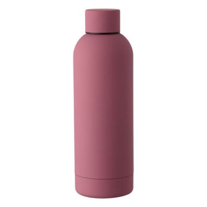 Sticla Izoterma din Otel Inoxidabil Rosu Zmeuriu Mat 520ml