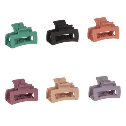 Clame Par de Diferite Culori Mate pentru Femei 4cm - 6buc