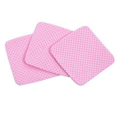 Servetele de Curatare din Bumbac Roz 5x5cm - 50buc