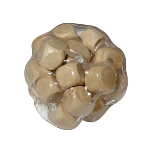 Minge magica din lemn, pentru ameliorarea stresului, excelenta pentru relaxare, realizata manual, minge senzoriala de joaca, cadou ideal pentru copii si adulti, jucarie pentru casa/birou, jucarie de stoarcere a formelor. Dezvolta abilitatile motorii fine