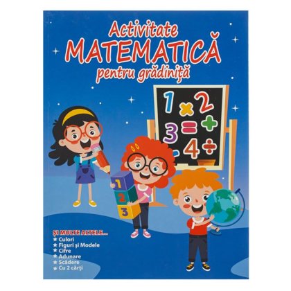 Carte Educativa A4 cu Activitati Matematice pentru Gradinita - 36F