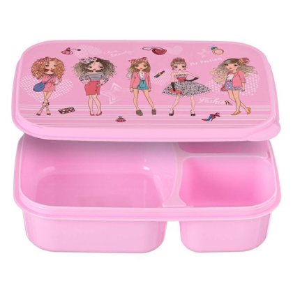 Caserola cu 3 Compartimente Roz Fete 970ml