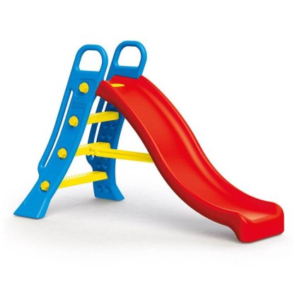 Tobogan din Plastic Colorat cu Gaura pentru Furtun de Apa 165x77x104cm