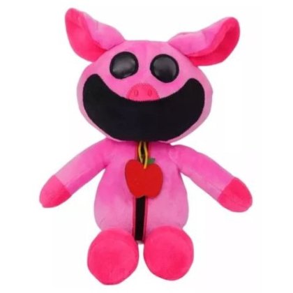 Jucarie de plus PickyPiggy, The Smiling Critters, Creaturi Zambitoare, roz, 30 cm, Poppy Playtime