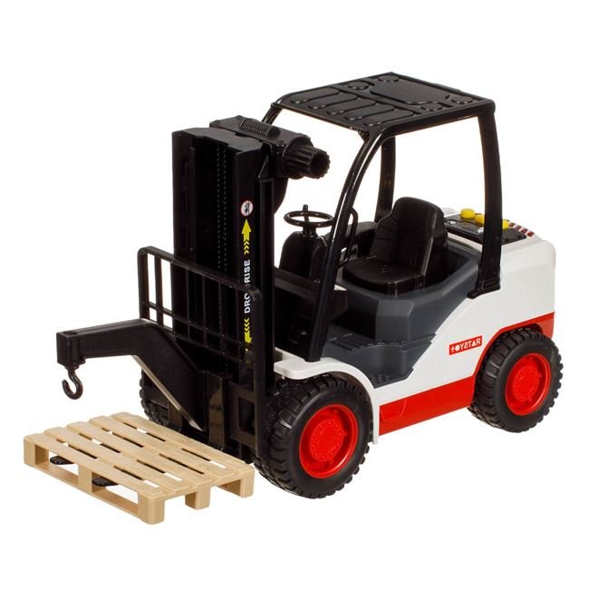 Vehicul Stivuitor Clark cu Palet 1:12 Lumina & Sunet