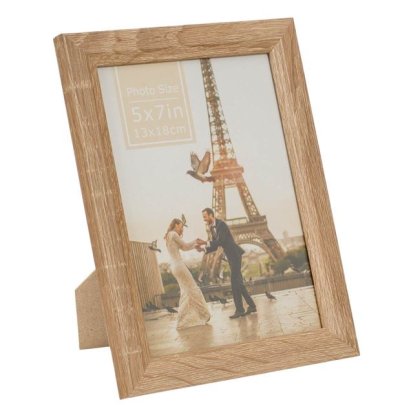 Rama Foto Decorativa din Lemn Sculptata 13x18cm