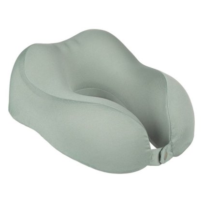 Perna de Calatorie Anatomica Gri Taupe cu Spuma cu Memorie 27cm