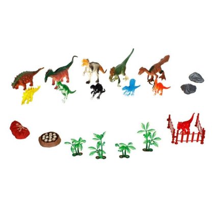 Set Dinozauri din Plastic - 42buc
