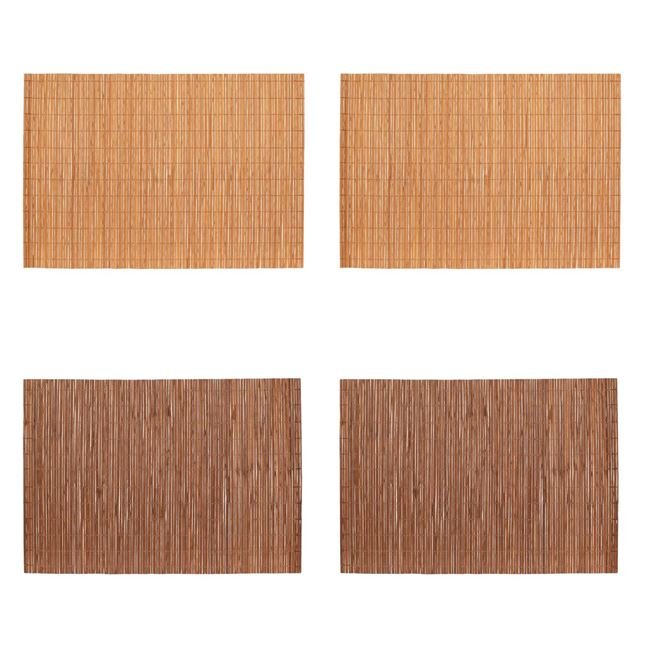 Suport Farfurii din Bambus Bej Maro 45x30cm - 4buc
