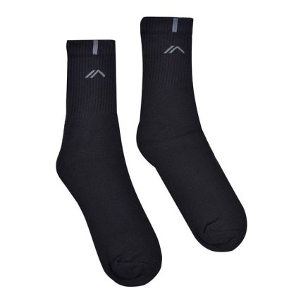Sosete Sport Negre Modele Gri - 3 perechi