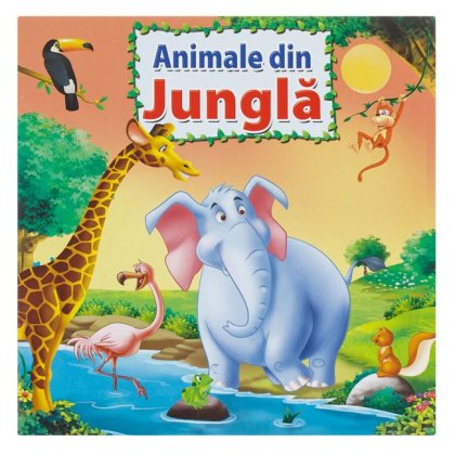 Carte pentru Copii ”Animale din Jungla” - 8F