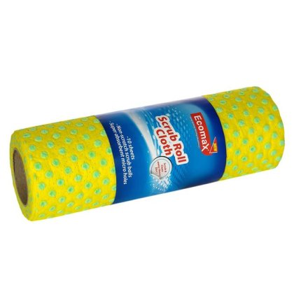 Lavete Scrub in Rol cu Bile Reliefate 22x25cm - 10buc