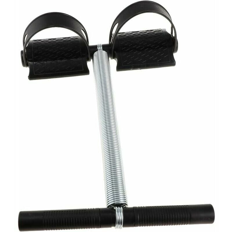 Rower elastic multifunctional, dispozitiv antrenament abdomen, bare de tractiune otel, negru