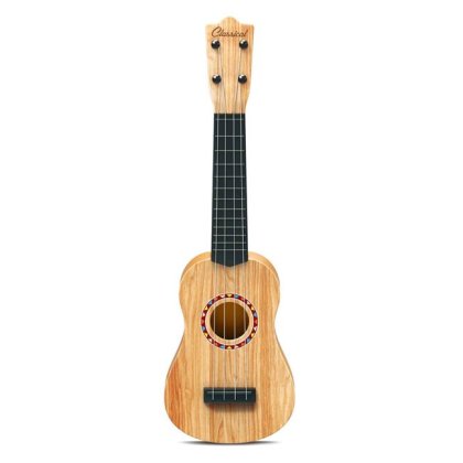 Chitara Clasica Bej cu Corzi din Plastic 53cm