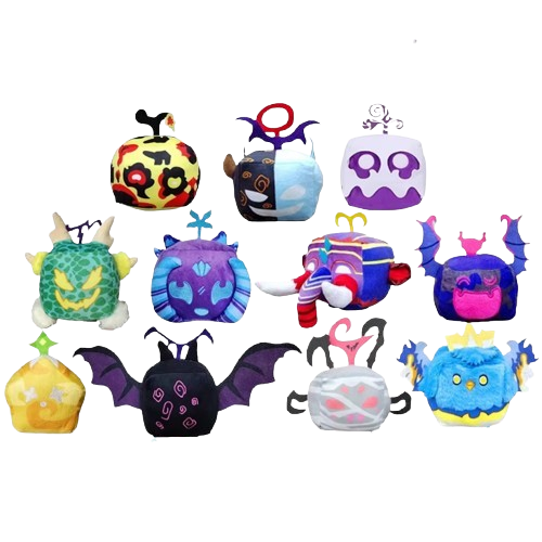 Set 5 plusuri Roblox blox fruit 13 /17 cm / multicolor