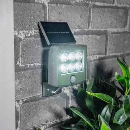 Aplica Solara de Perete cu Senzor LED