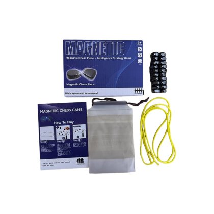 Joc de societate magnetic, 20 piese, distractie interactiva, 220g, pentru toate varstele
