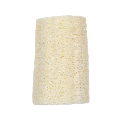 Burete de baie natural, din lufa, exfoliant, 10 cm
