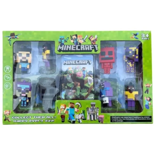 Set 8 figurine silicon, VICTINY®, multicolor, pentru baieti si fete