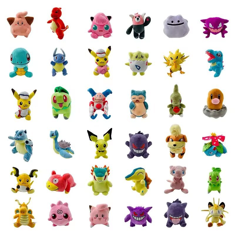 Set 6 jucarii plus pokemon 18/25 cm