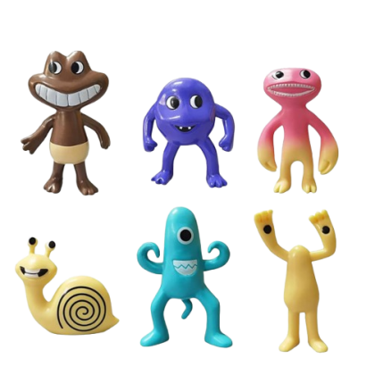 Set 6 figurine VICTINY ® Garien Of Ban Ban, 7 cm, 3+ ani ( personajele pot diferi in functie de lot/stoc)