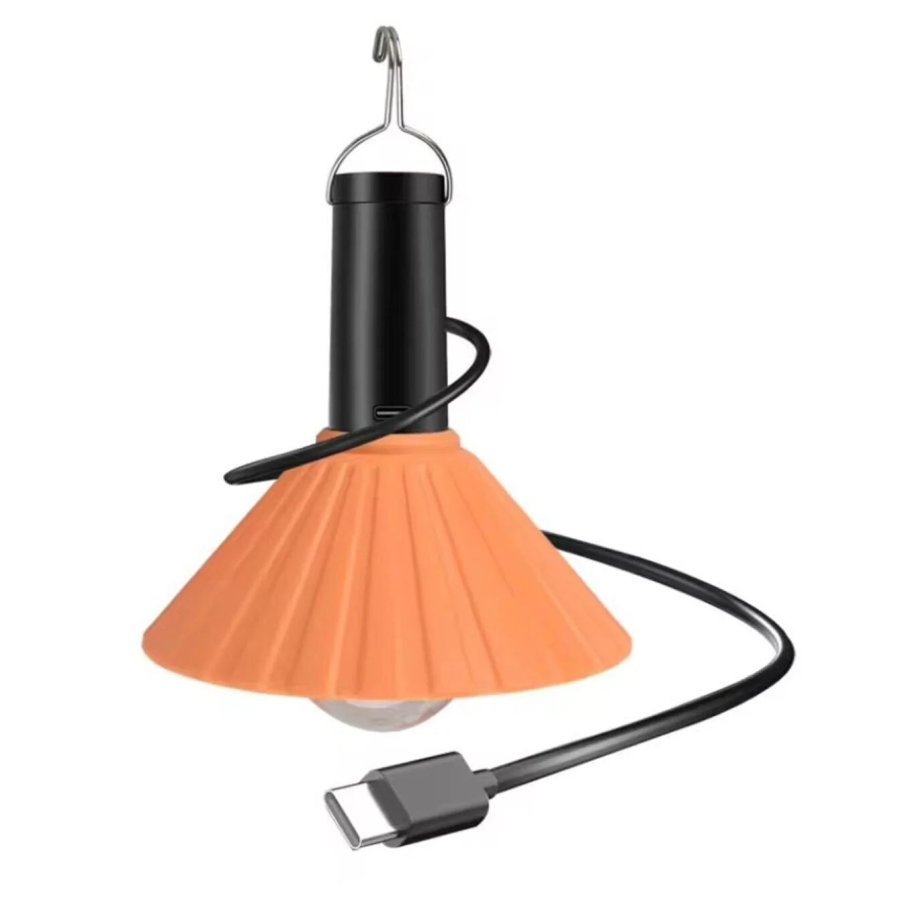 VICTINY® Lampa de camping pentru exterior, rezistenta la apa, reincarcabila, usor de transportat