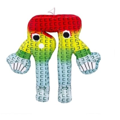 Jucarie de Plus Brainrot Rainbow 67, Multicolor, 25 cm, Personaj Amuzant din Plus pentru Copii