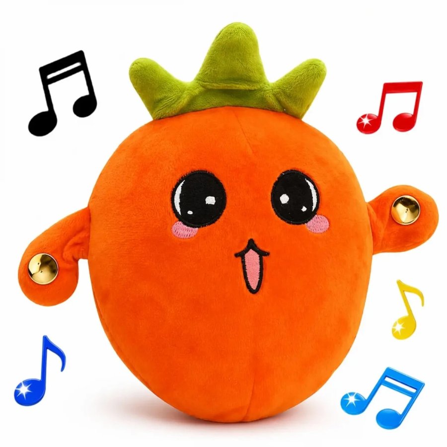 Jucarie Interactiva Muzicala Portocala din Plus – Beat Piano cu Inductie, Senzori Tactili, 4 Moduri de Joaca, Muzica, Tobe, Cantece si Sunete, 3xAA