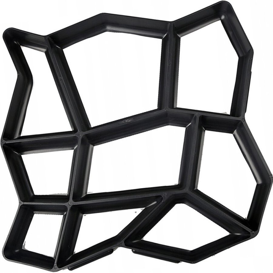 Matrita cu Contur pentru Turnat Pavaj din Beton, Sablon Forma Imitatie Naturala, Dimensiuni 40x40x4 cm