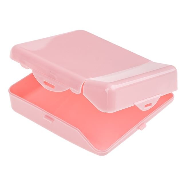 Suport din Plastic Roz pentru Absorbante 8x3x10.5cm