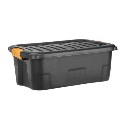 Cutie de Mare Rezistenta din Plastic Negru 30L